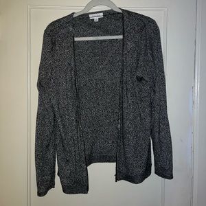 Calvin Klein zip up gray sweater